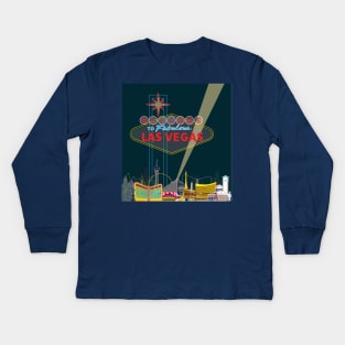 Las Vegas Kids Long Sleeve T-Shirt